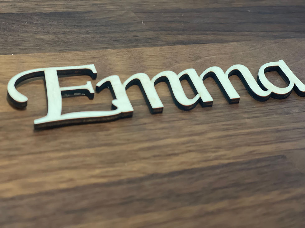 Thumbnail: Personalized Custom Name Sign Wall / Door Decor