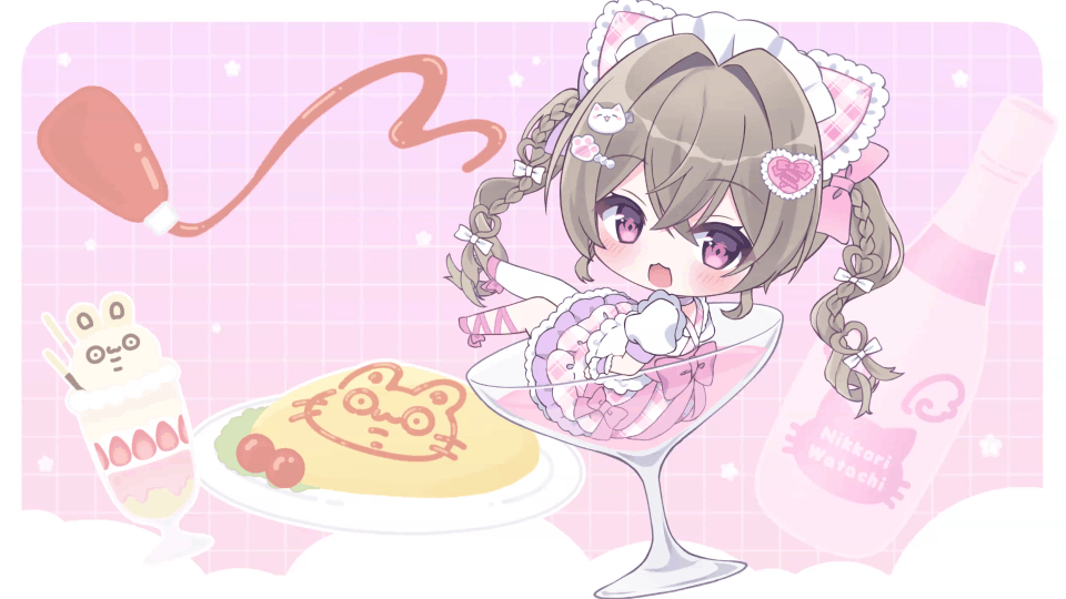 【お仕事】にっこりわたち様　配信OP・EDループ映像