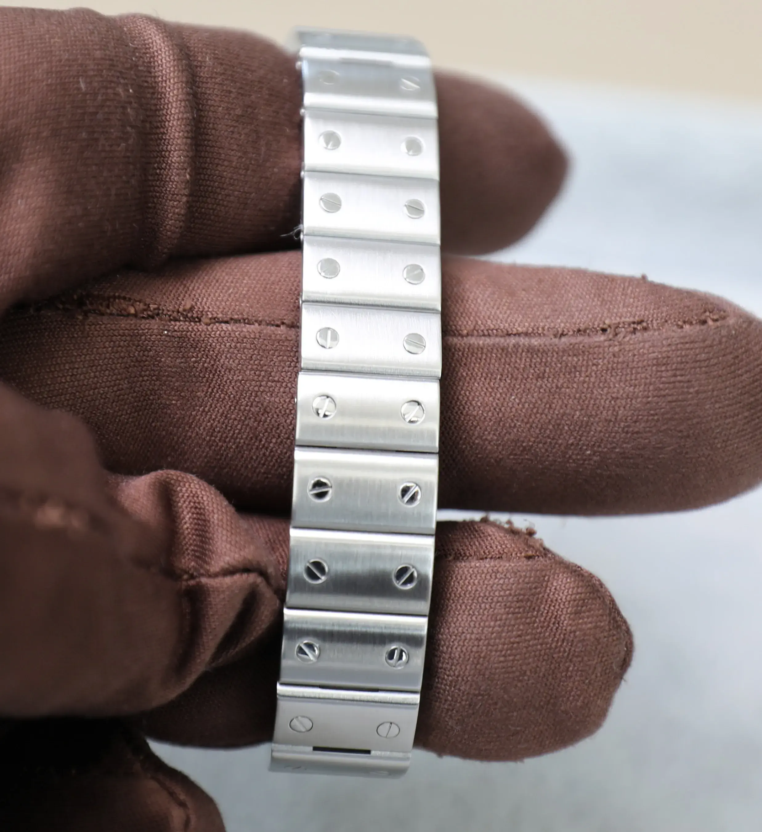 Cartier Santos Galbée - Full Steel - Automatic - Mini 24mm - Silvered guilloché