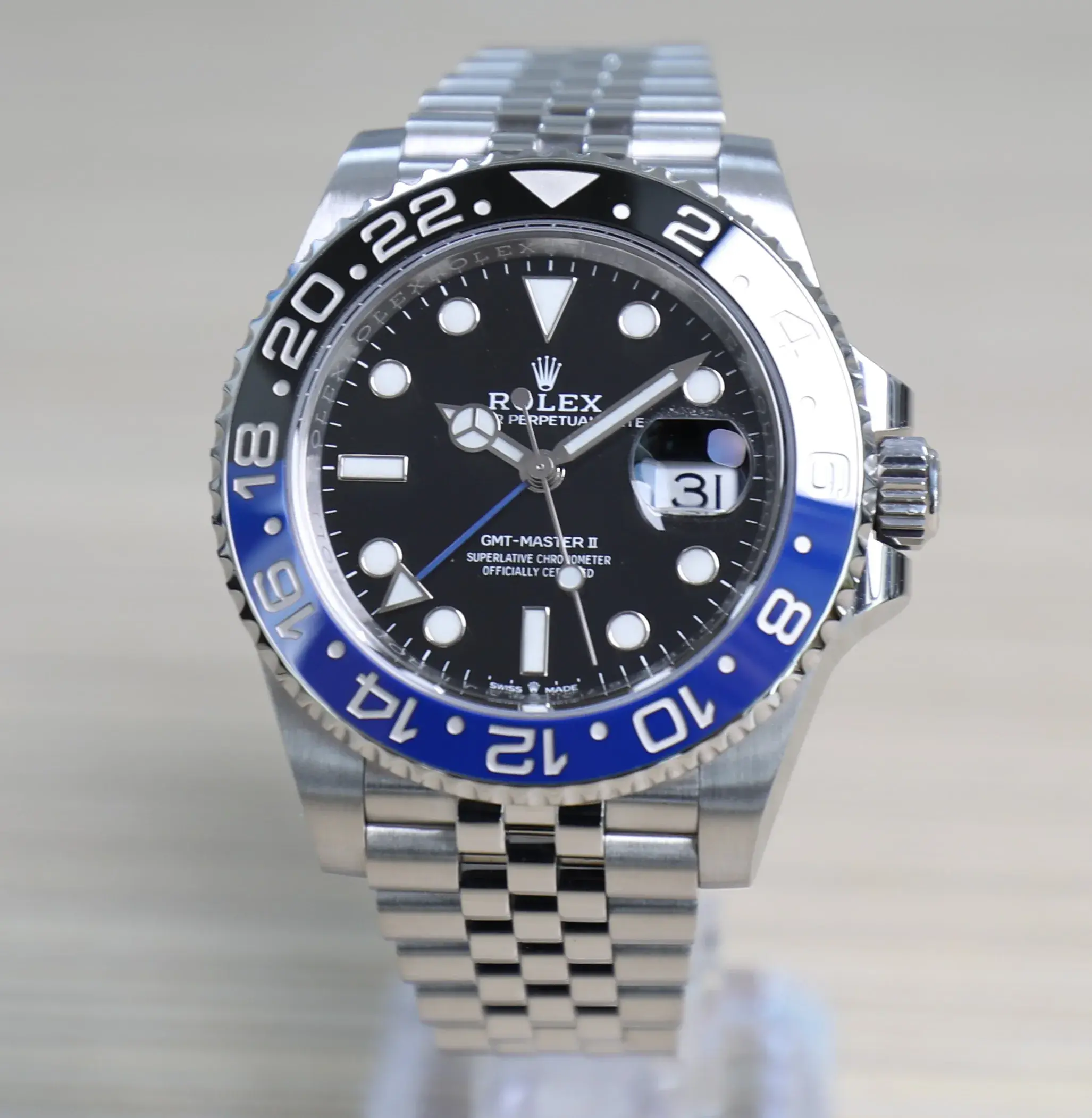Rolex GMT-Master II Batgirl - 40mm - Jubilee Bracelet Very good conditions
