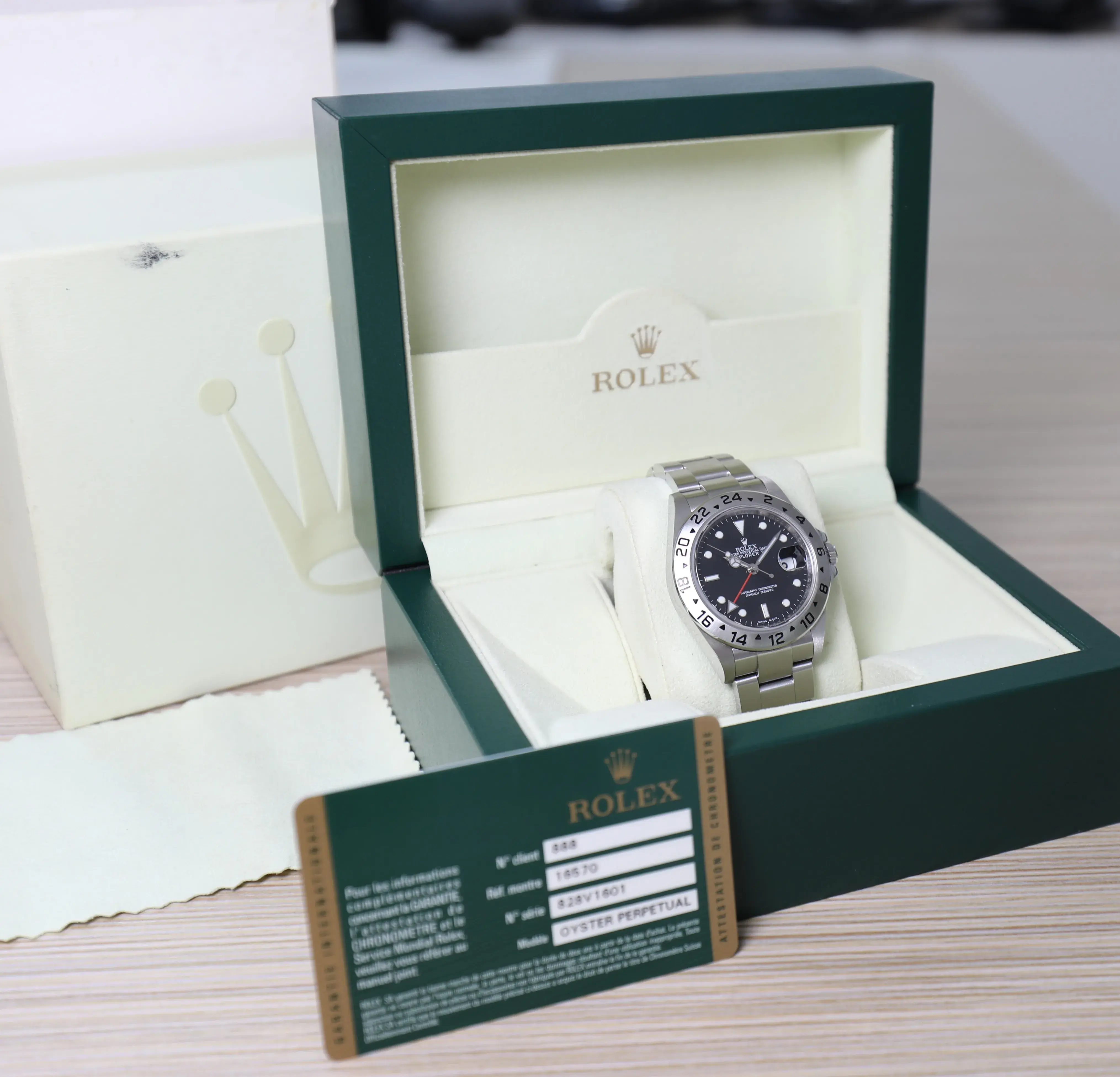 Rolex Explorer II - GMT - Black Dial - 40mm