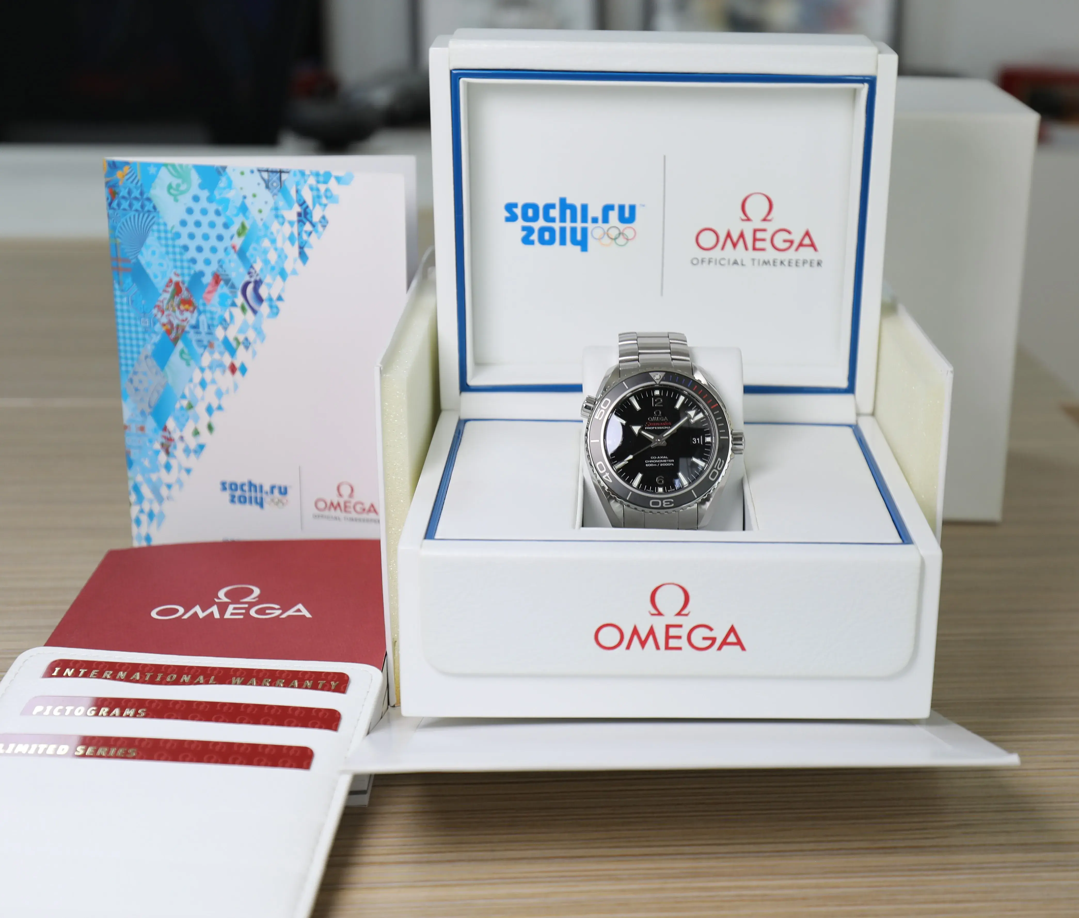 Omega Seamaster Planet Ocean - Limited Edition Sochi Olympics 45.5mm