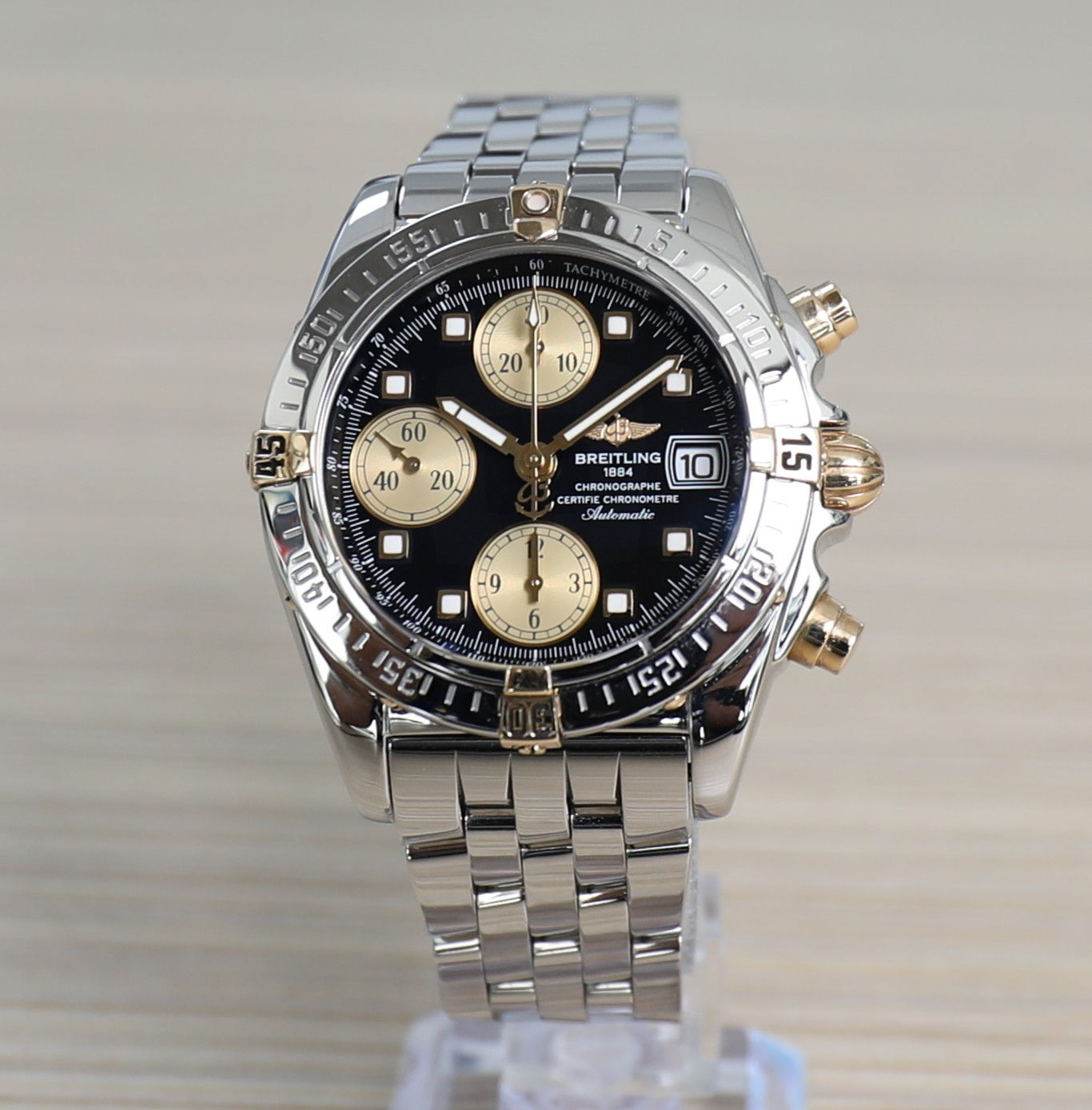 Breitling Cockpit Chronograph - Windrider - 39mm - Steel and gold