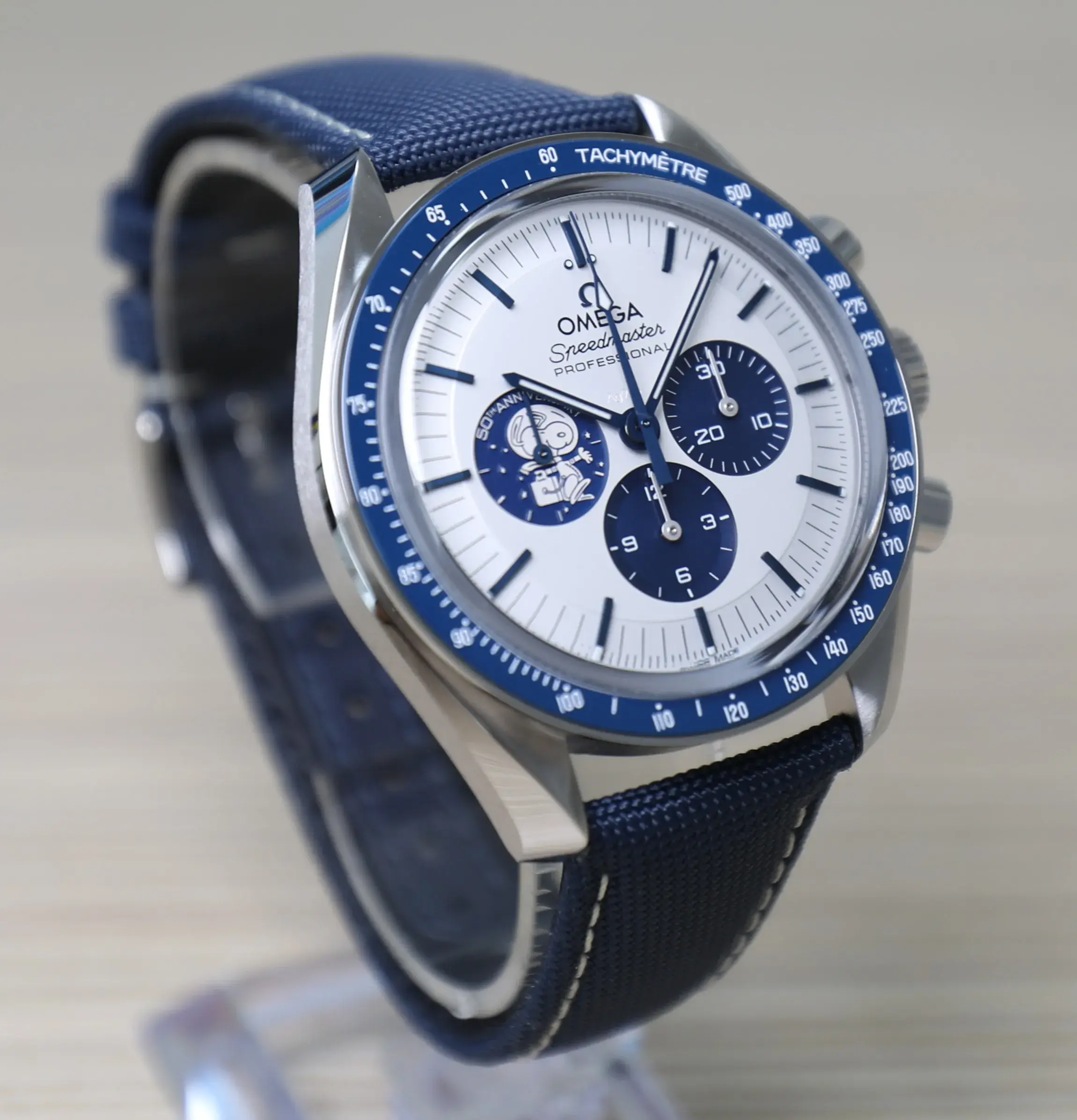 Omega Speedmaster 50th Anniversary Series Silver Snoopy Award