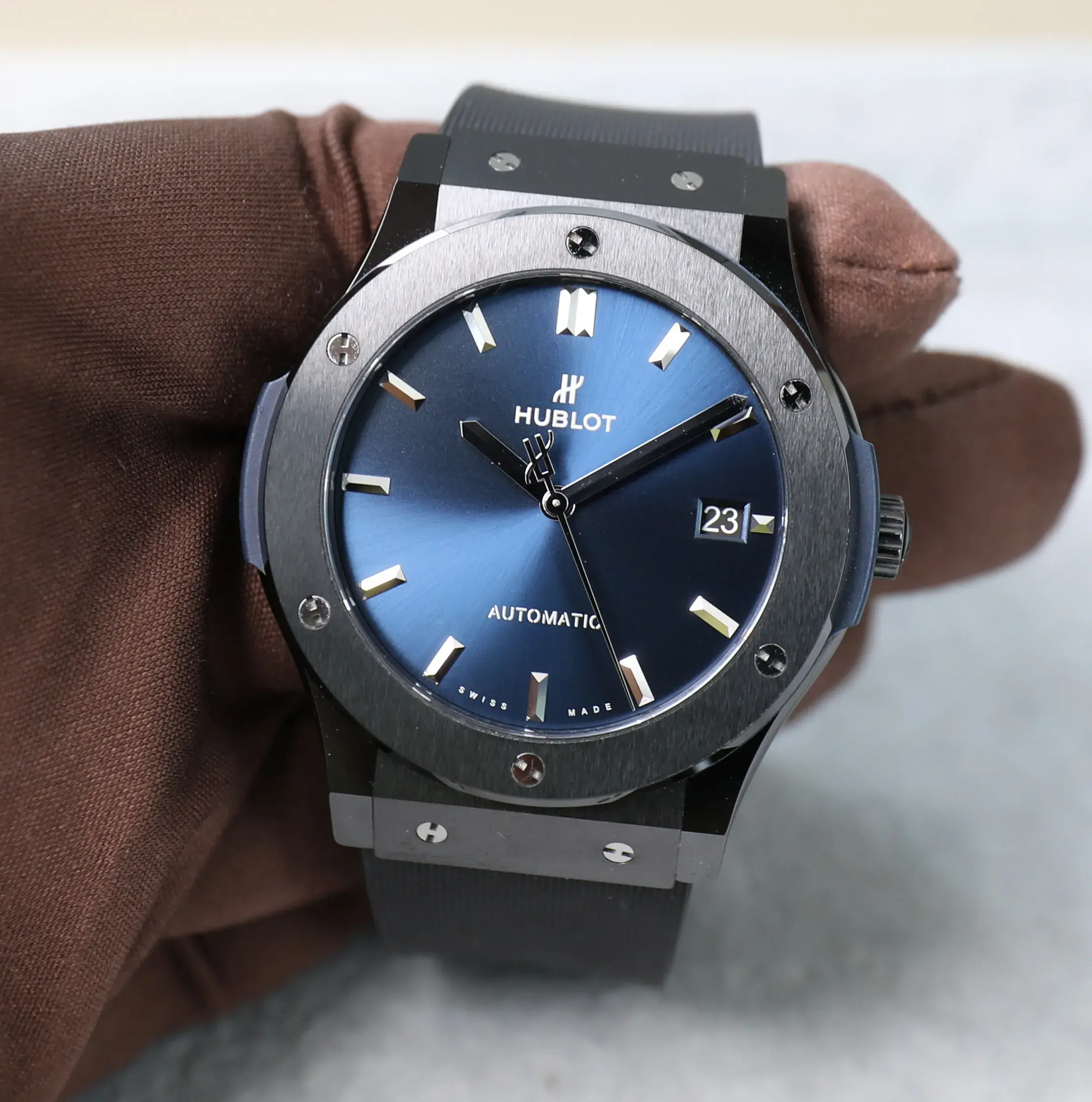 Hublot Classic Fusion Blue - 45mm - Blue Dial - Ceramic Case Very good Condition