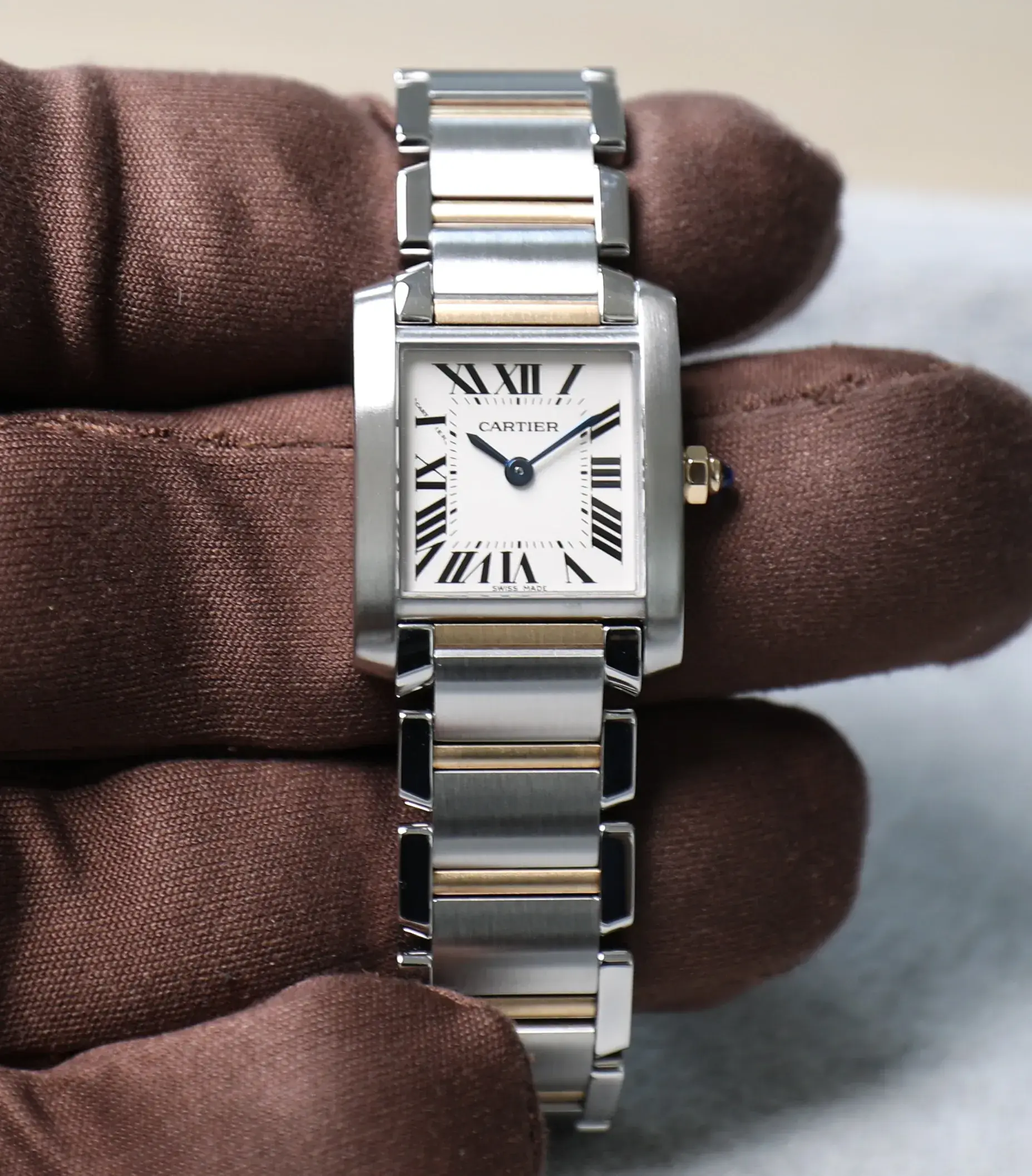 Cartier Tank Française - Steel and Gold - Small - Quartz