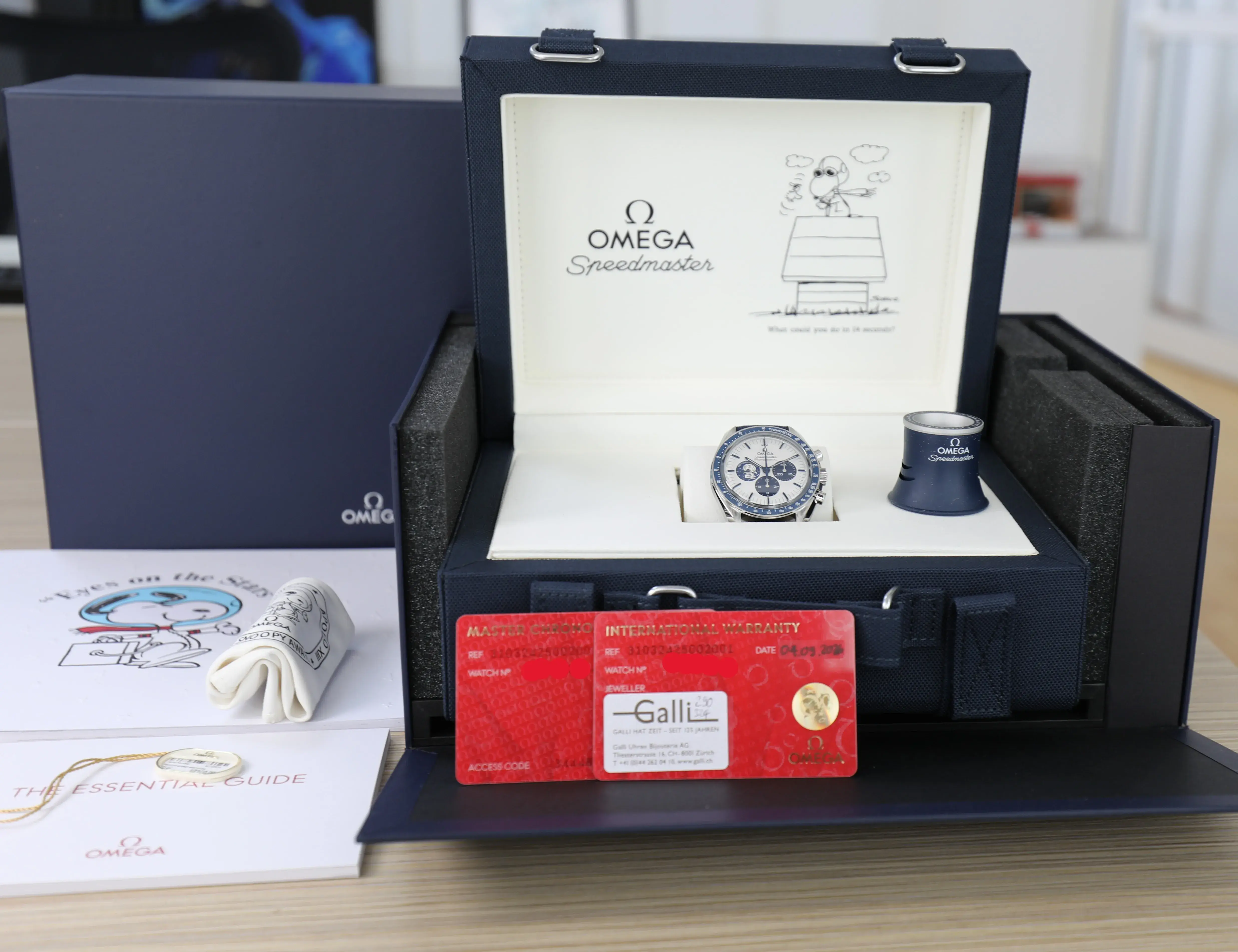 Omega Speedmaster 50th Anniversary Series Silver Snoopy Award