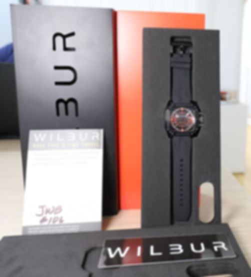 WILBUR Launch Edition JWB - Limited Edition 250pcs - 44mm - DLC Steel - Red Acce