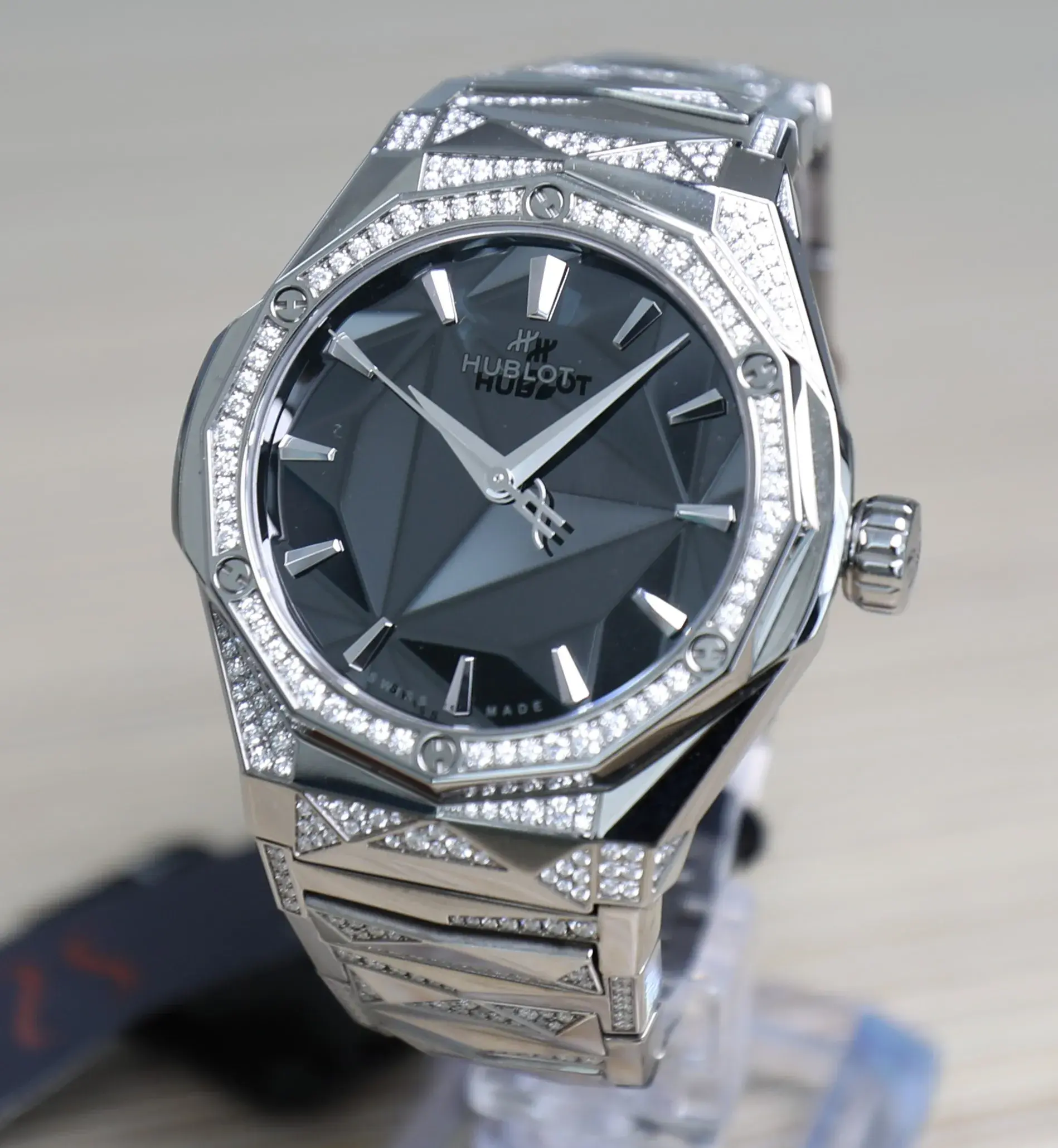 Hublot Classic Fusion - Orlinski Alternative Pavé - 40mm - Titanium and Diamonds