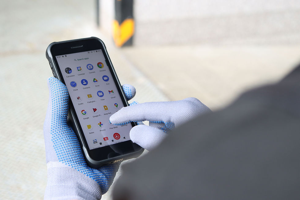 Miniaturbild: Point Mobile PM75 in hand