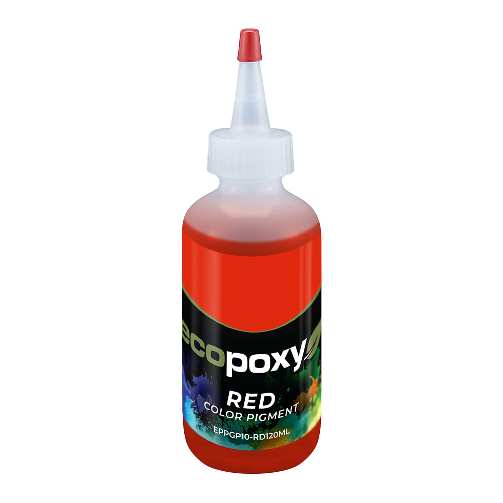 Thumbnail: EcoPoxy resin pigment individual color red from HalfBakedArt