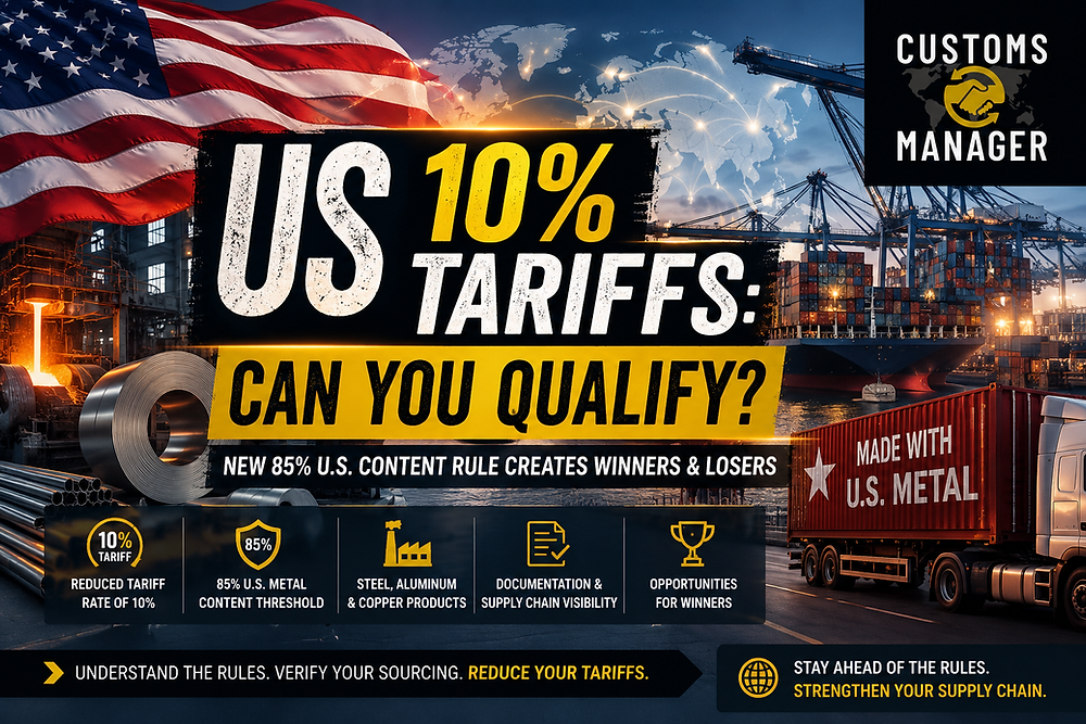 U.S Metals: Can You Qualify for US 10% Tariffs?