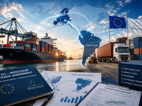 EU–Mercosur trade agreement logistics and customs operations between Europe and South America