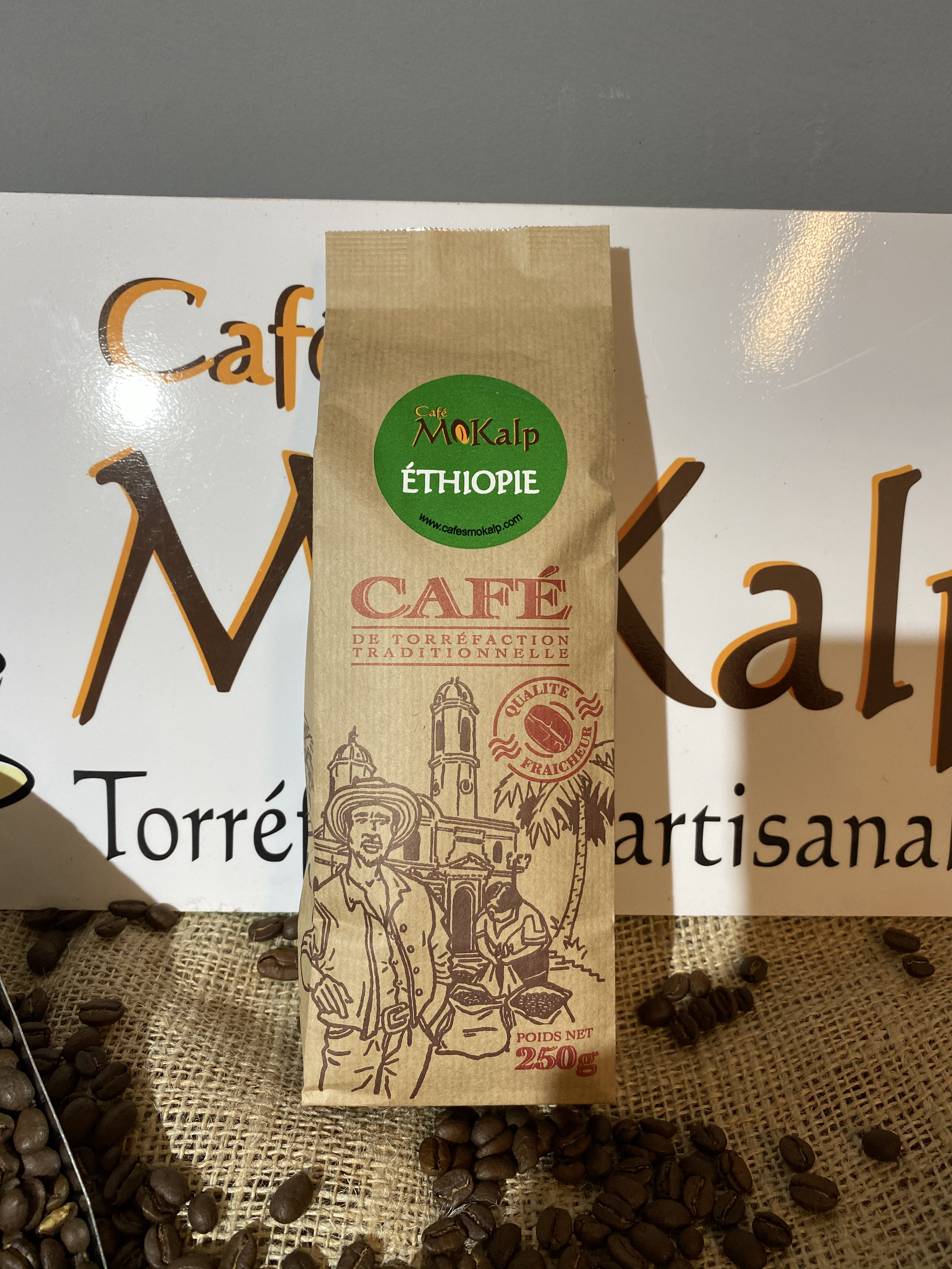 Café Pure Origine - Éthiopie - Moulu - 7/10