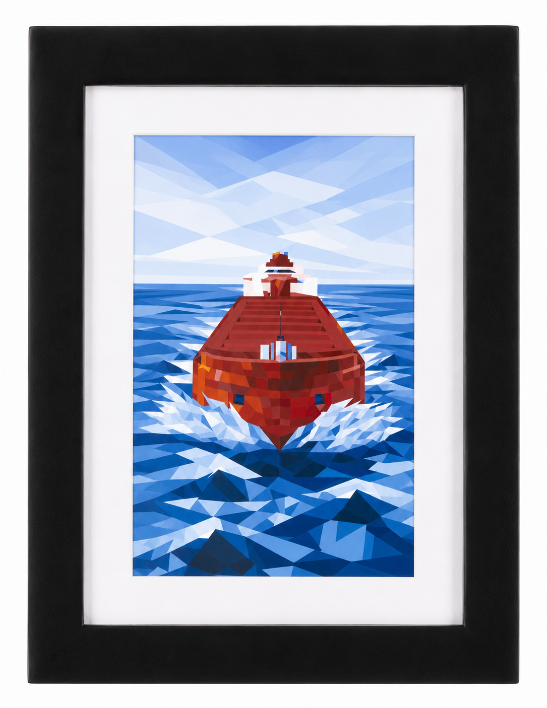 the Barker Freighter - "FEALTY" MINI FRAMED PRINT