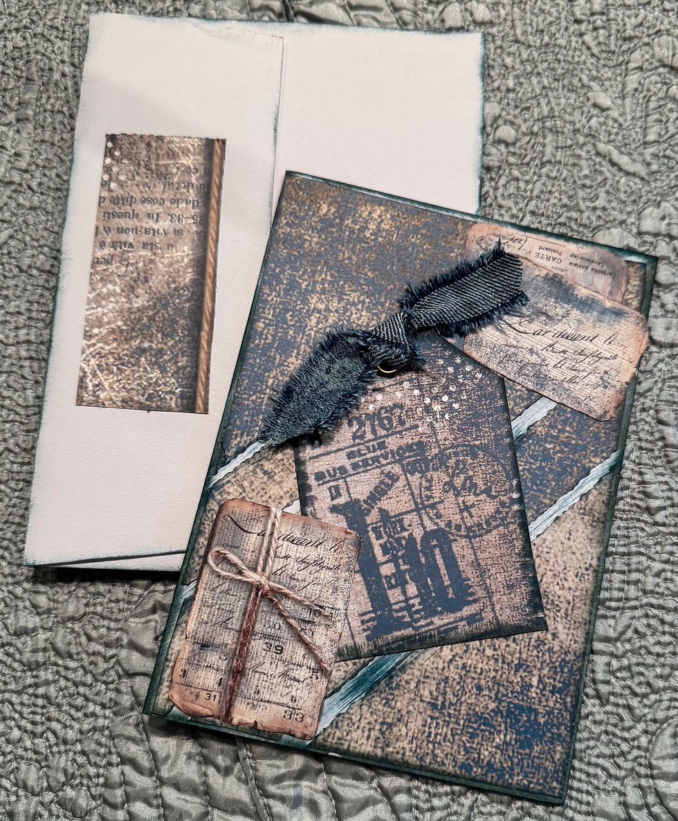 2767 Denim Occasion Card