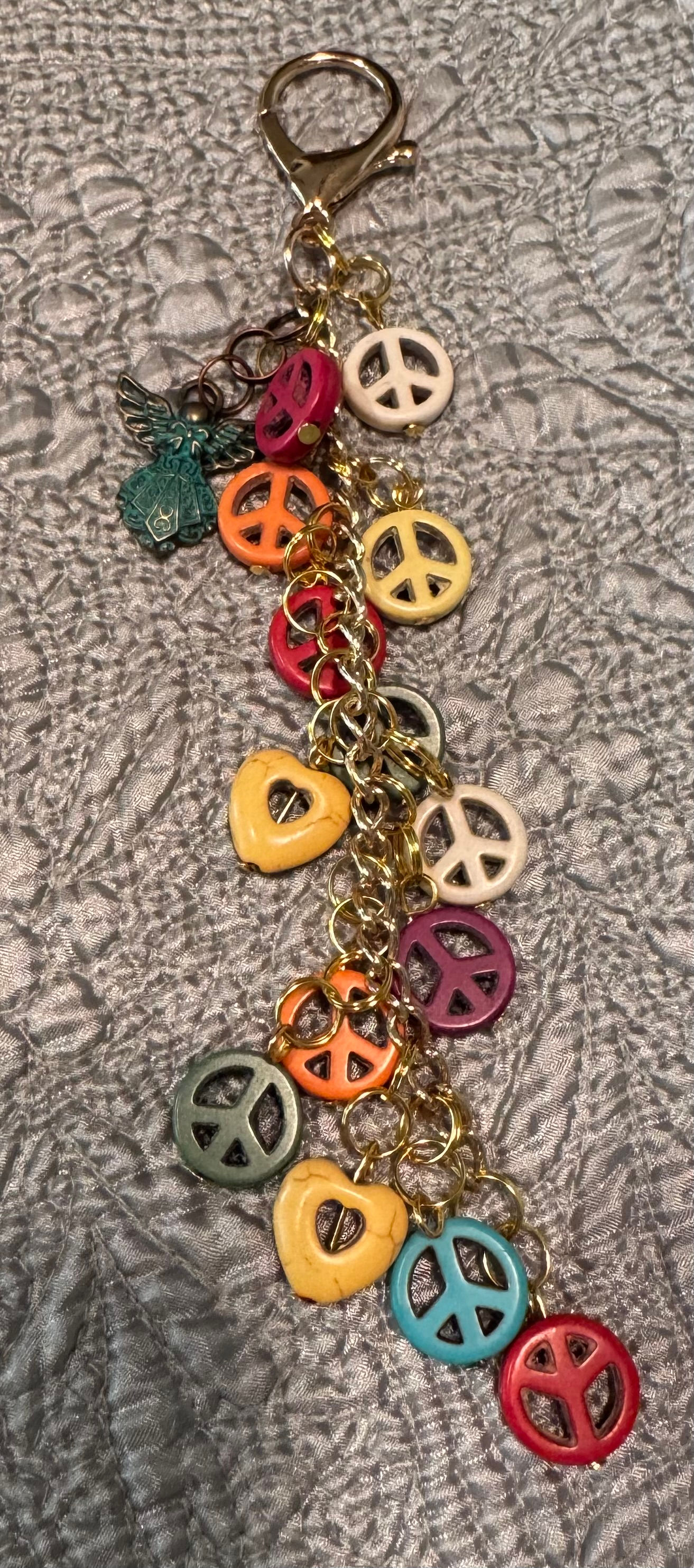 # 203 Deco Dangle Peace Sign