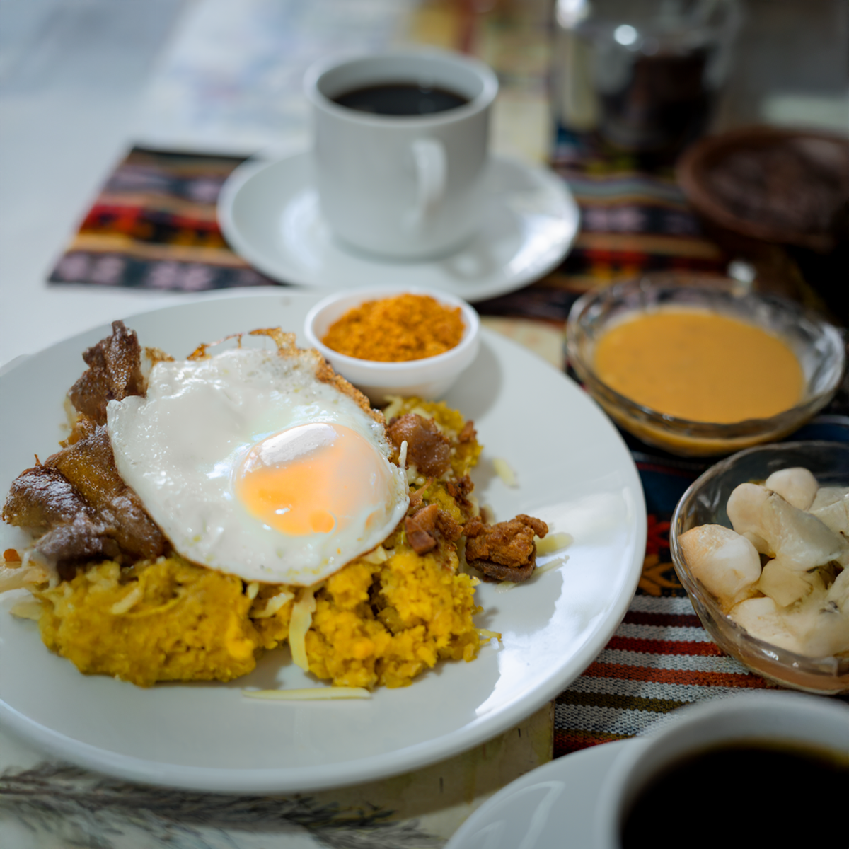 Arranged Food and Objects