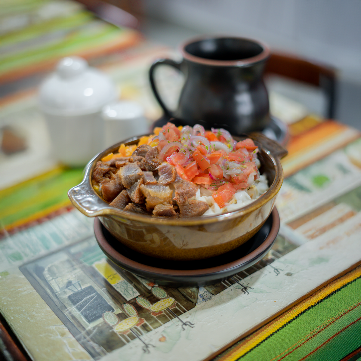 Arranged Food and Objects