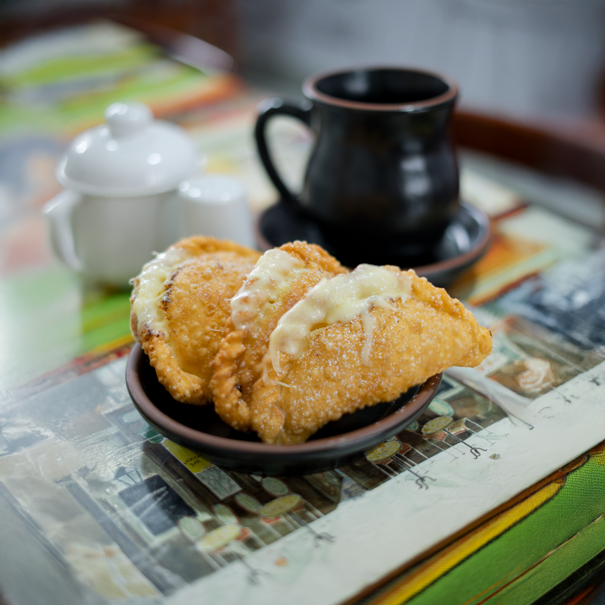 Arranged Food and Objects