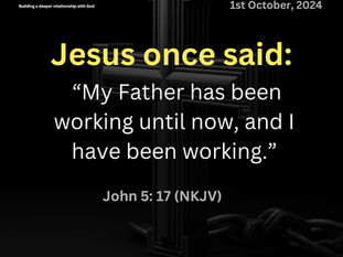 God is Always Working 
