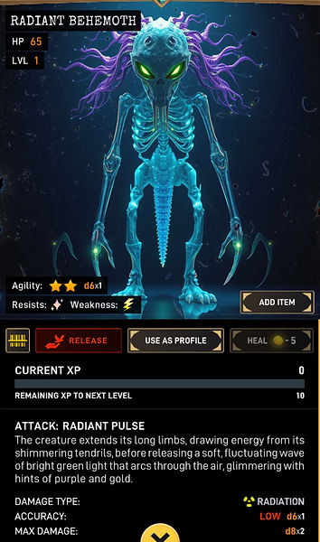 Radiant Behemoth warcodes barcodearchive