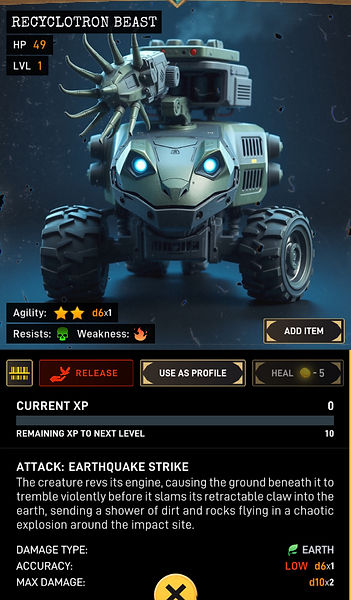 Recyclotron Beast warcodes barcodearchive