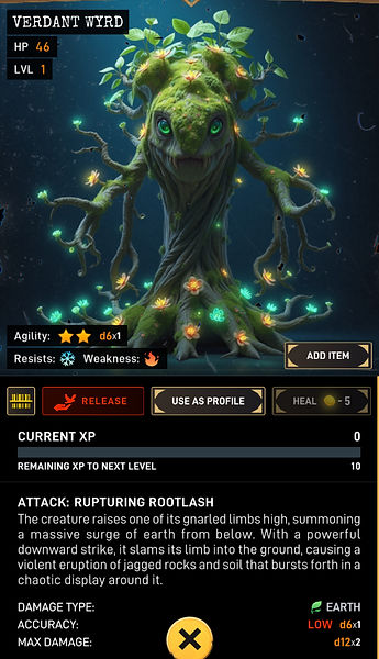 Verdant Wyrd warcodes barcodearchive