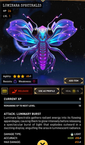 Luminara Spectralis warcodes barcodearchive