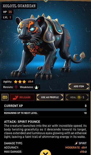 Xolotl Guardian warcodes barcodearchive