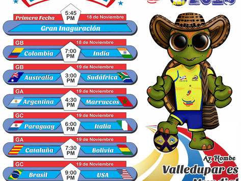 Definida programación oficial del Mundial de Valledupar