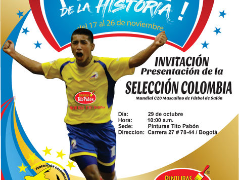 Pinturas Tito Pabón le pone color a la Selección
