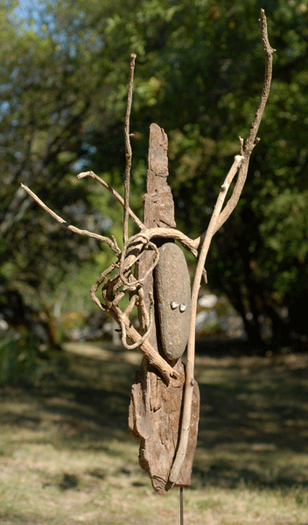 Assemblage bois et pierre