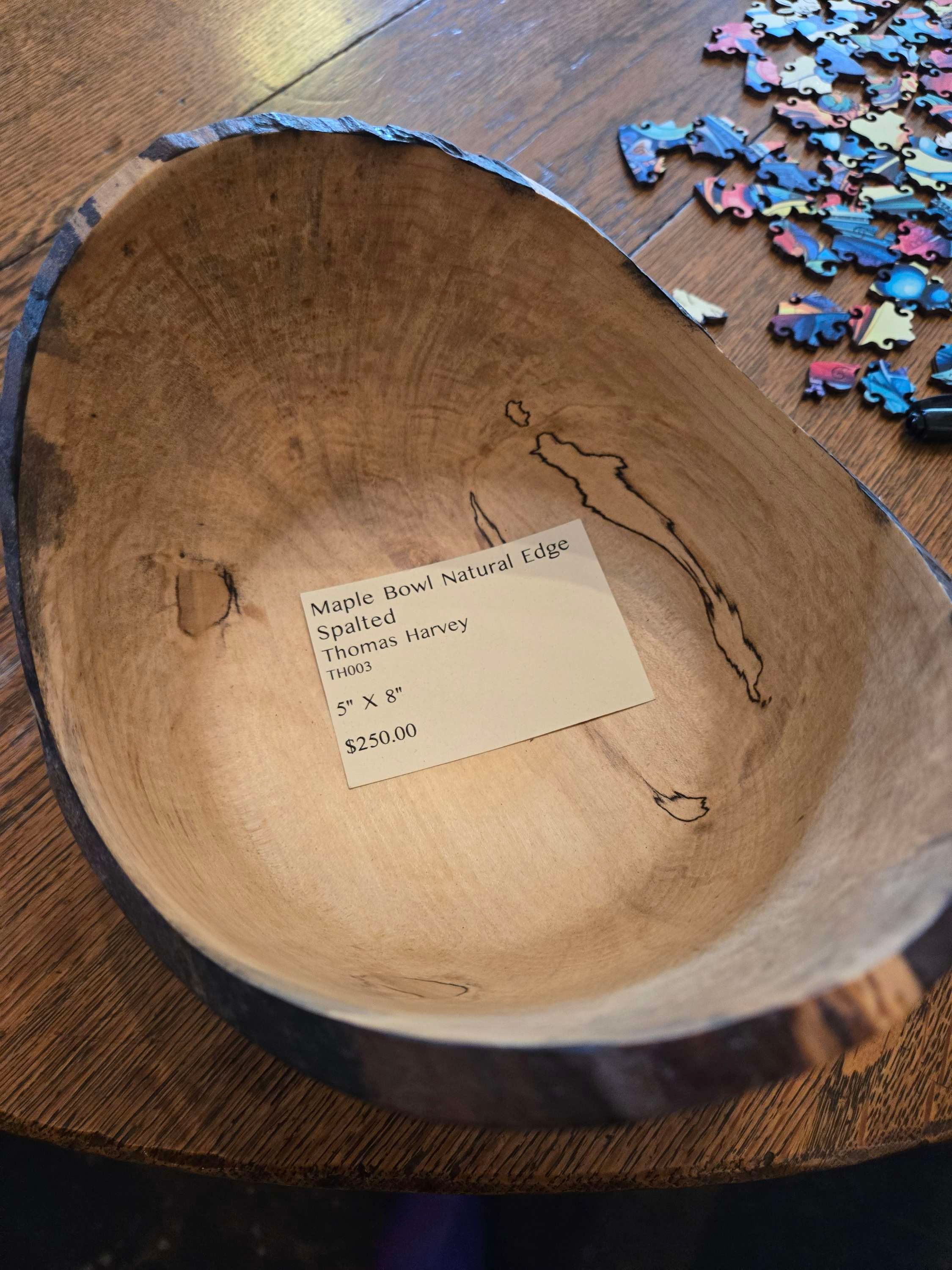 Wood turned bowls by Thomas Harvey