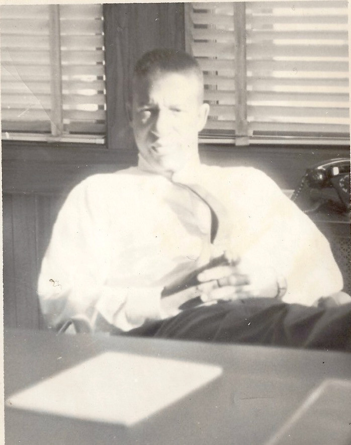 Dad in his EEOC office not long before police beating