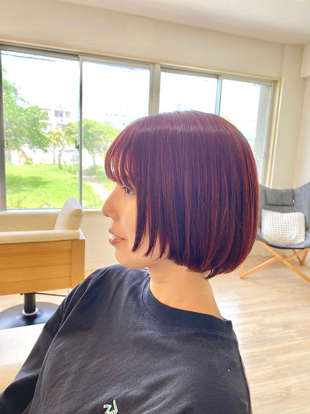 ヘアカットとヘアカットの写真