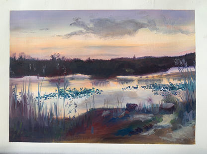 ANNBSN.GALLERY- paysage- Everglades- Clair-Obscur- reflets- oeuvre originale
ANNBSN.GALLERY — Landscape — Everglades — Chiaroscuro — Reflections — Original Artwork