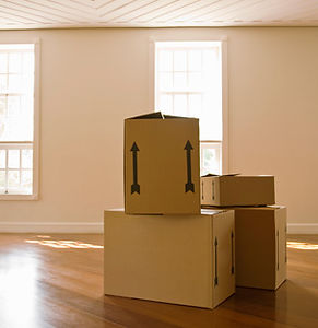 Cardboard Boxes Stacked
