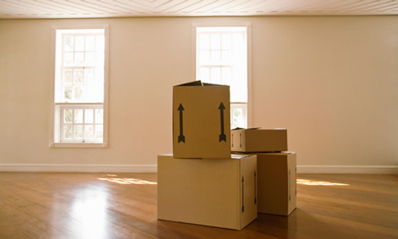Cardboard Boxes Stacked