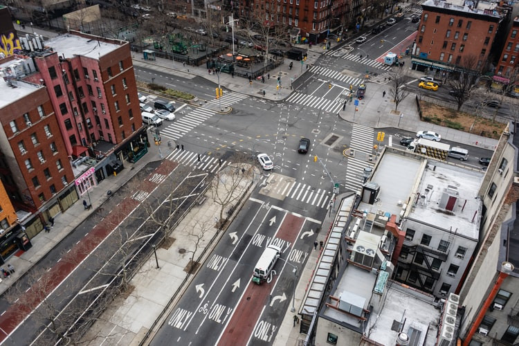 A major city intersection