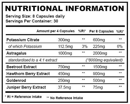 Kidney and Blood Pressure Stack Panel Information