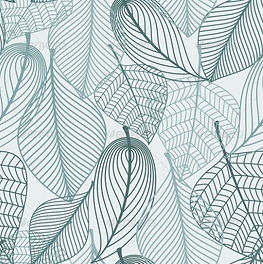 Delicate skeleton leaves background seam