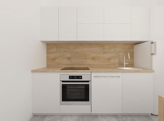 My sweet home concept - Vue réaliste cuisine - Projet Salengro