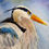 Thumbnail: Set of 4 - Postcard 5"X7" - Great Blue Heron