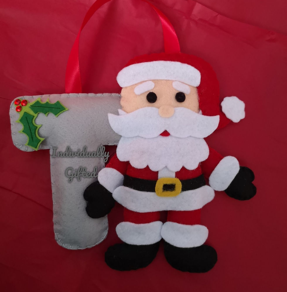 Initial with Santa