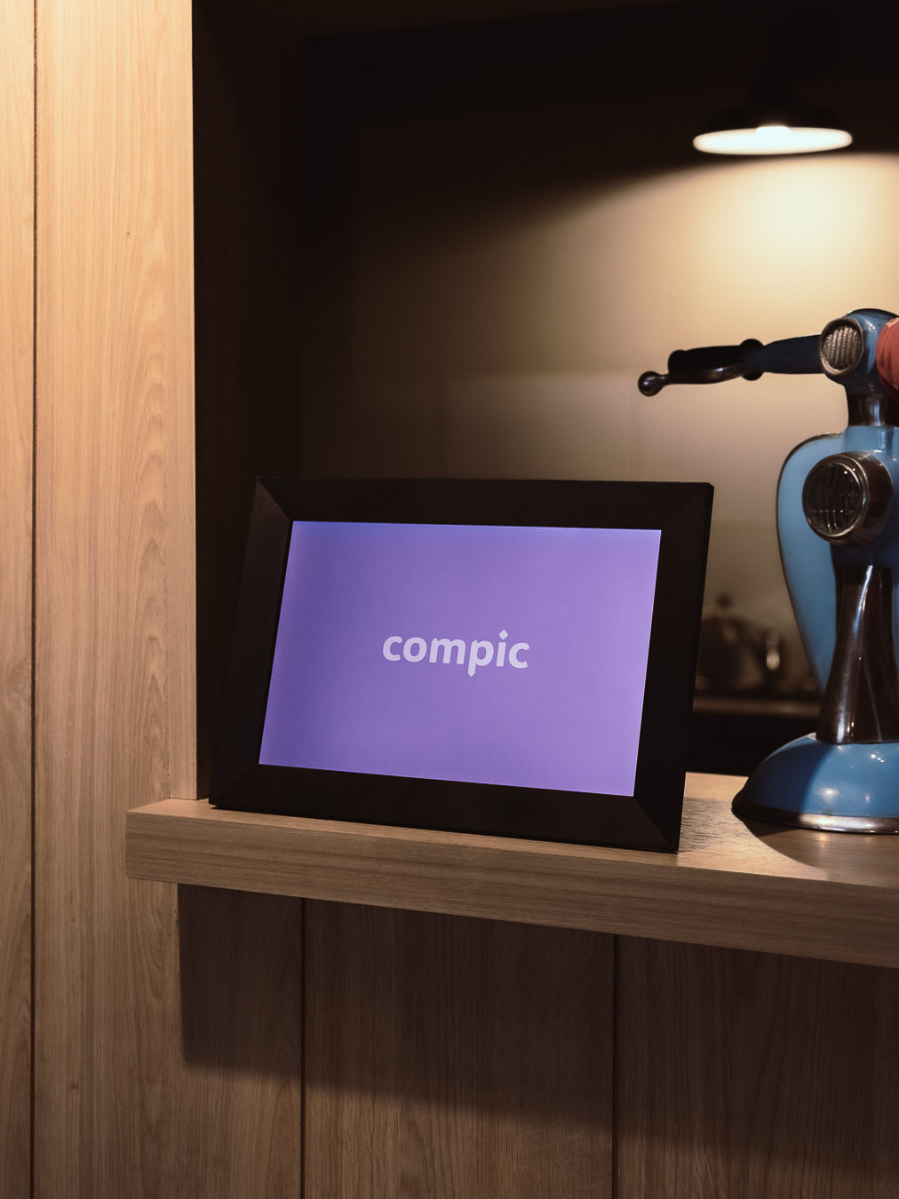 Compic - Portaretrato Digital 10" con Conexion Wi-Fi