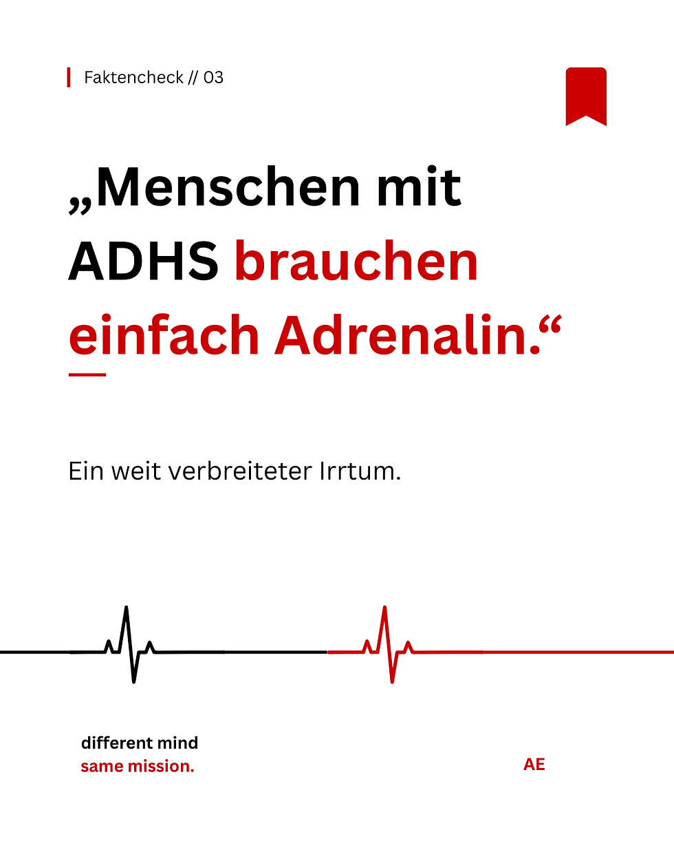 „Menschen mit ADHS brauchen einfach Adrenalin.“ Warum manche Menschen unter Druck plötzlich funktionieren – und warum daraus ein gefährlicher Mythos entstehen kann.
