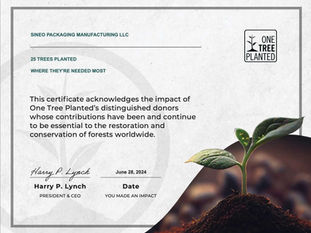 Sineo Packaging Launches Tree-Planting CSR Initiative to Give Back to the Planet