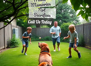 Father enjoys extra free time he now has thanks to easy scoopeasy taking care of the dirty work. make memories not sacrifices