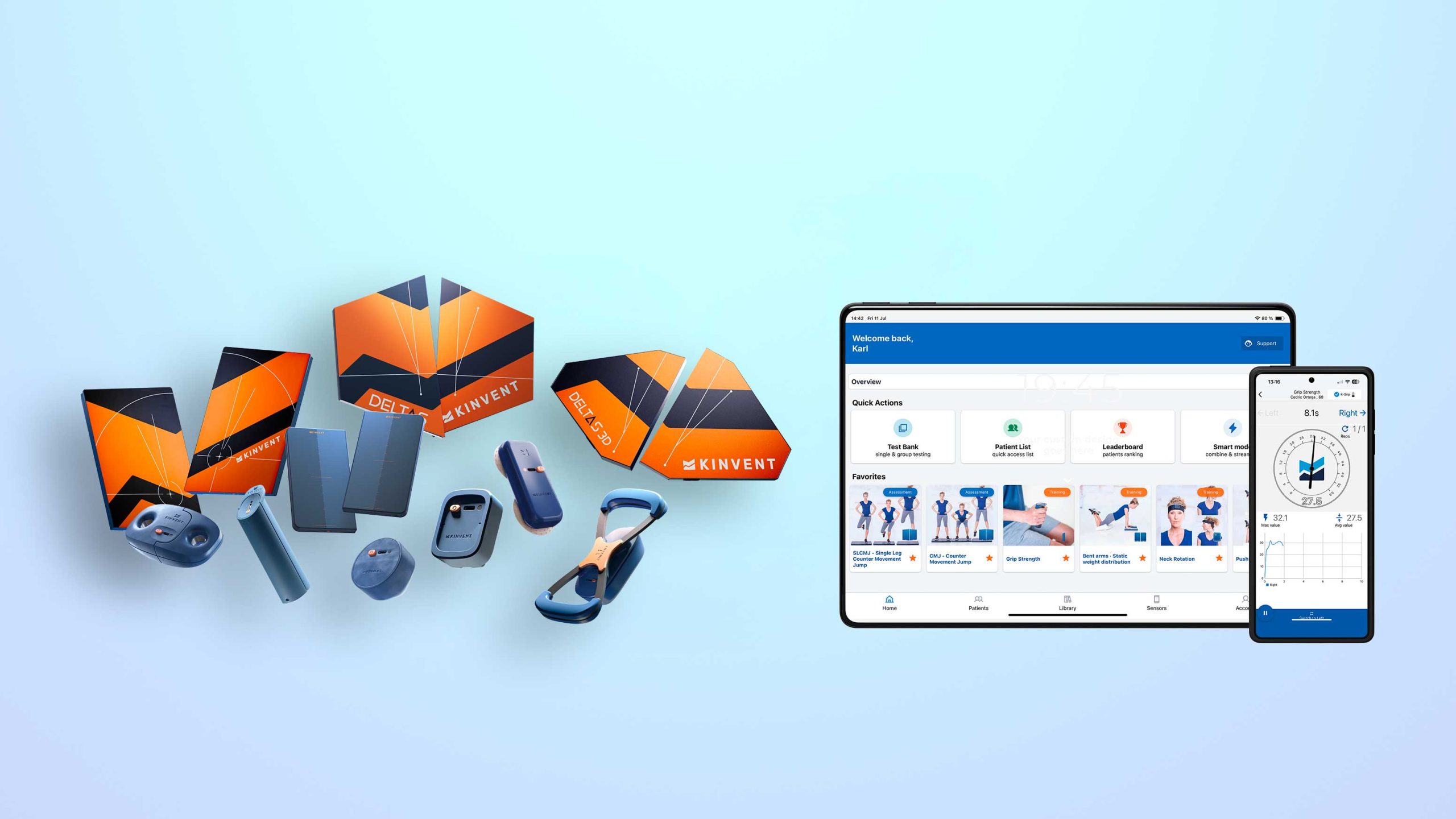 KINVENT dynamometers and app